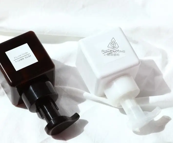 Пенная бутылка насос для мыла 250 мл квадратный пузырьковый флакон косметический