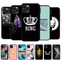 for iphone 11 case for iphone 11 pro max cover soft silicon eleven coque etui 11pro bumper phone back protective black tpu case