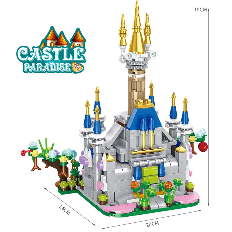 

607Pcs Friends Building Blocks 25 in 1 Creative Princess Castle House Model Construction Bricks Toys For Girls Gift