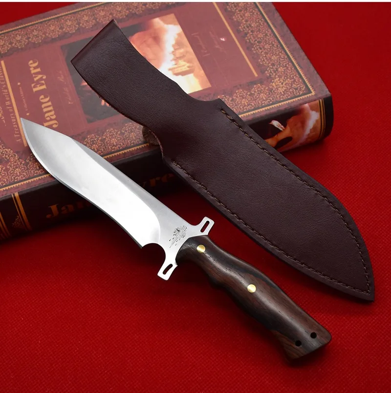 D2 стальной прямой нож походный спасательный тактический для кемпинга