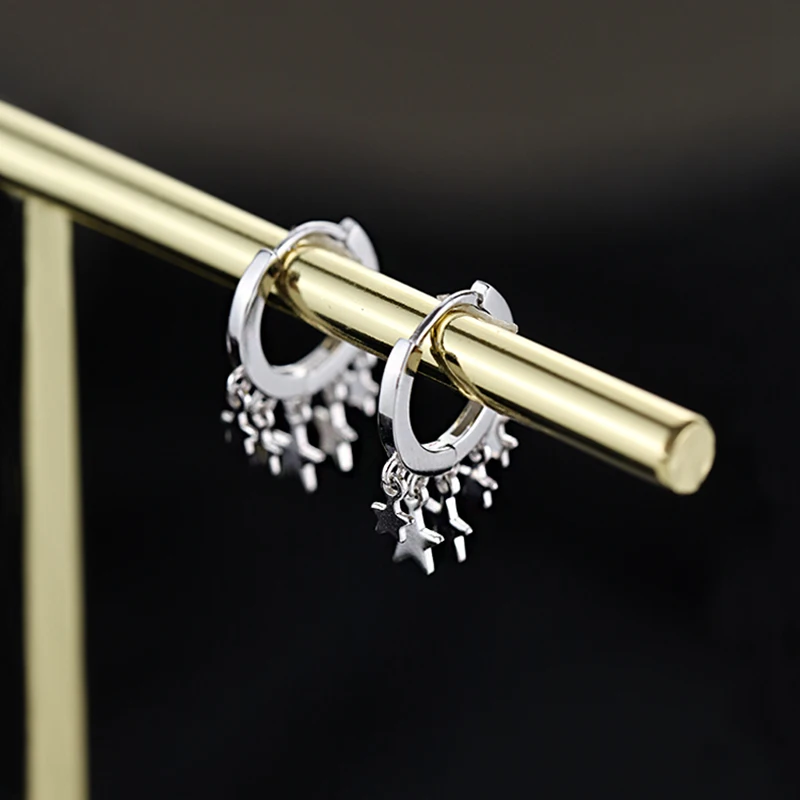 LISM серебряный цвет 2020 новые модные серьги-кисточки со звездой для женщин