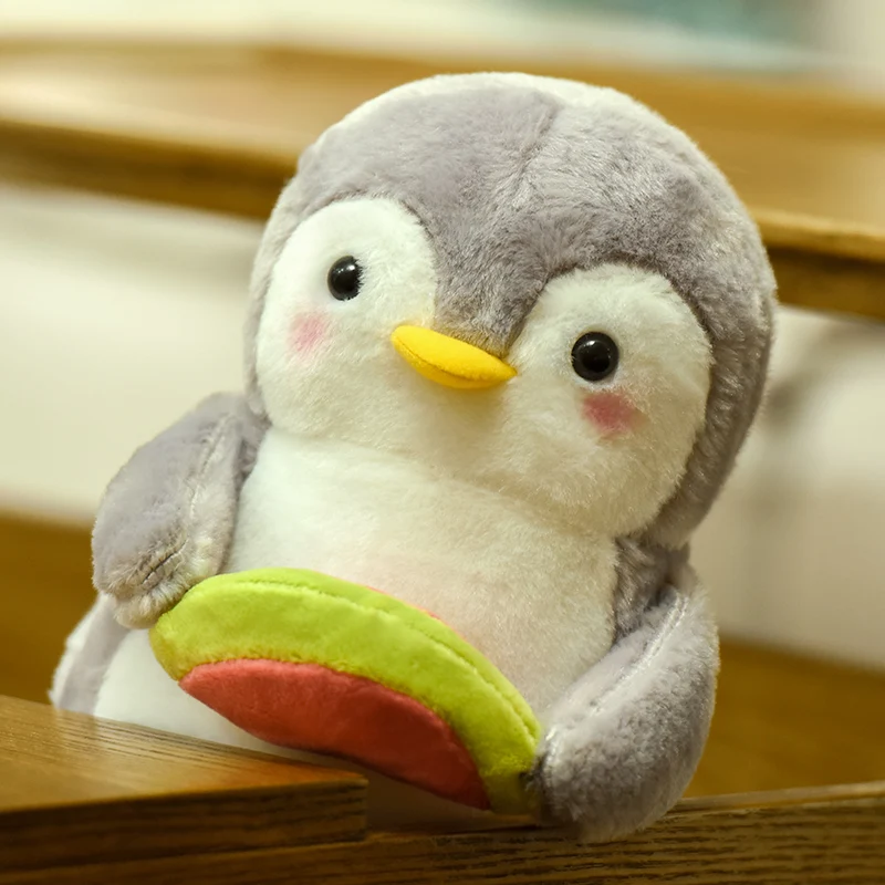 

1pc 25cm cartoon little cute fruit penguin plush doll sofa home decoration creative stuffed toy children gift