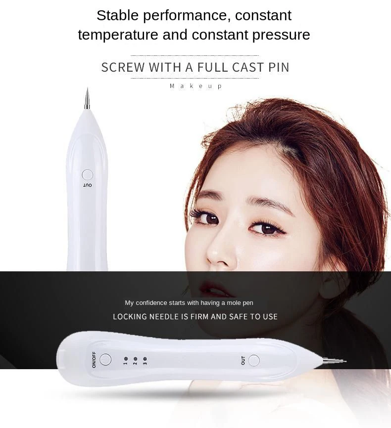 

Liquid Crystal Blackhead Remover Black Dots Mole Removal Pen Laser Freckle Beauty Machine Point Hemorrhoids Spotted Sweep Spot