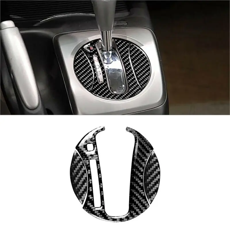 

For Honda Civic 8th 2006 2007 2008 2009 2010 2011 Carbon Fiber Automatic Gear Shift Panel Cover Trim