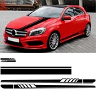 5 шт., виниловые наклейки на автомобиль Benz c-class W205 C63 C180 C200 C300 C350 C43 coupe W204 W203 AMG