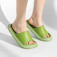 bathroom slippers women eva massage non slip slides men 2021new style soft elevated drainage shoes pool slipper house slippers