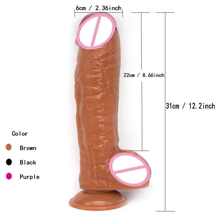 Реалистичная огромная лошадь Didlo длиной 31 см толстая взрослая секс игрушка для