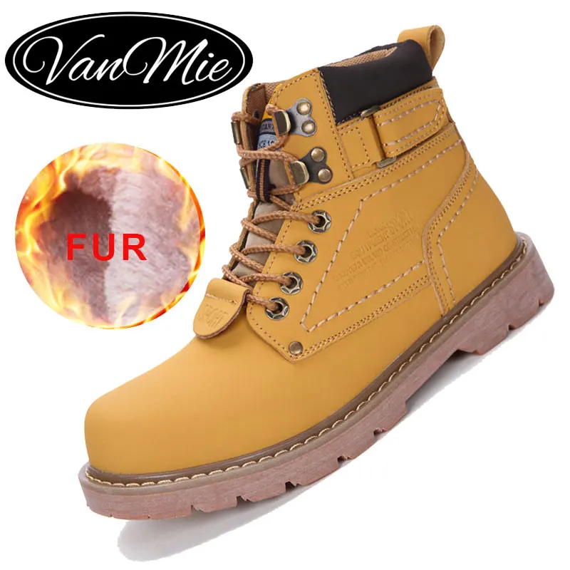 Мужские зимние ботинки теплые меховые 2019|Ботинки| |