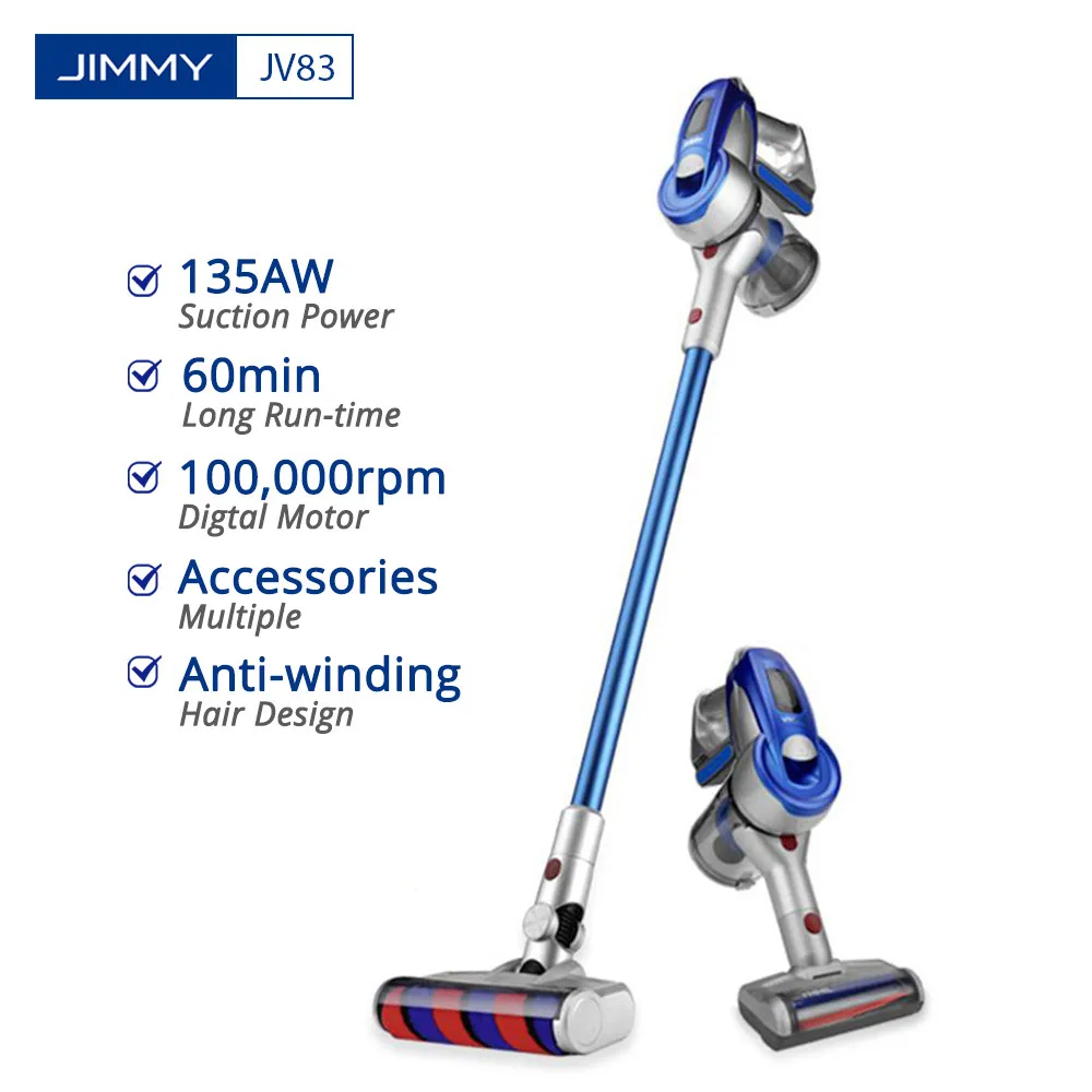 Беспроводной ручной пылесос JIMMY JV83 с цифровым мотором 20 кПа|Пылесосы| |