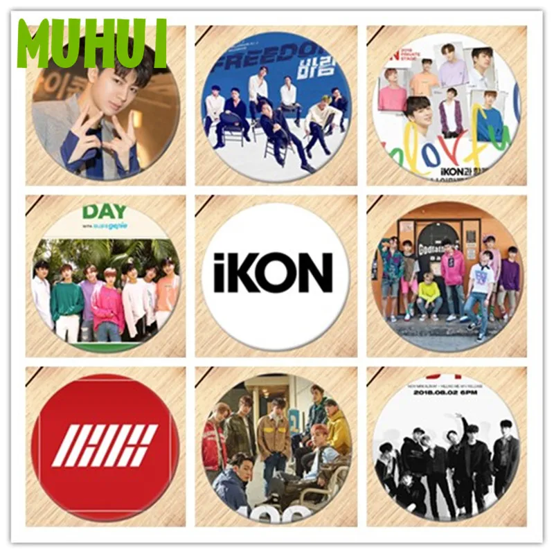 Kpop iKON Kim Jin Hwan брошь на булавке Значки для косплея для одежды украшение для рюкзака ювелирные изделия B052