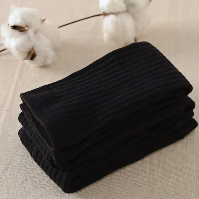 

High Waist Baby Kids Pencil Pants Girls Toddler Children Cotton Autumn Winter Warm Skinny Leggings 0-5 Years Solid Pant