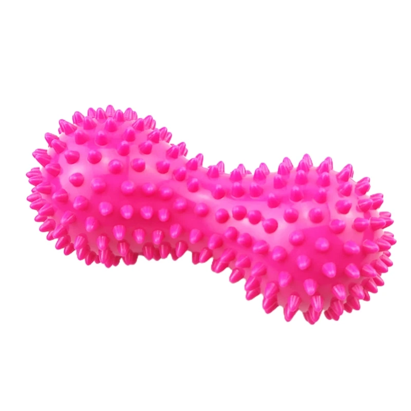 

X7AC Peanut Shape Yoga Fitness Massage Ball PVC Resistant Muscle Relax Body Hand Foot Spiky Massager Trigger Points Therapy