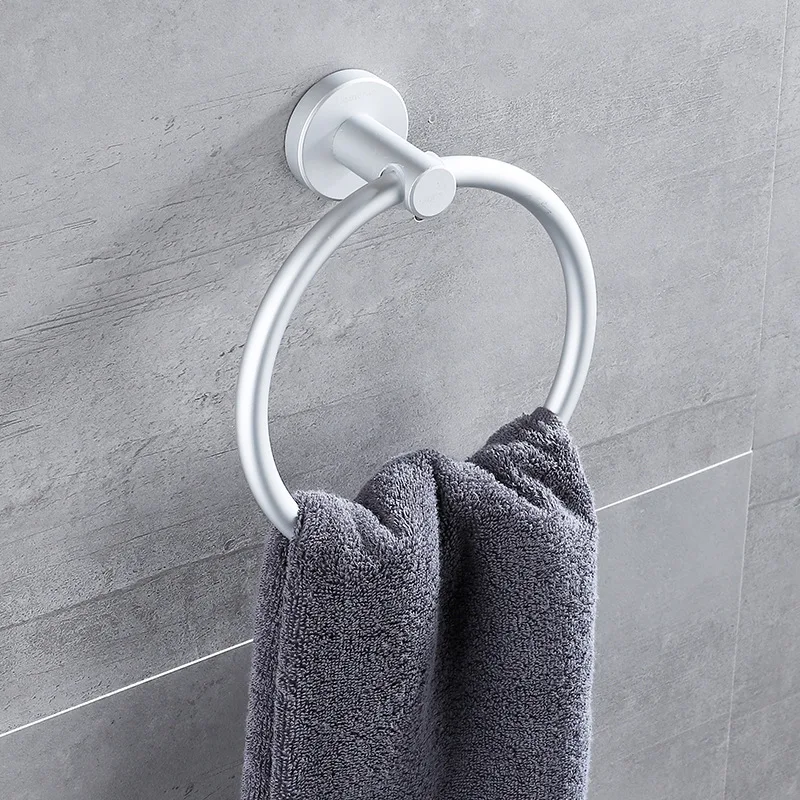 

Golden Hand Towel Ring Holders Hook for Bathroom Rack Hanger Organizers Home Storage Towel Ring Stainless Steel Wall Mounted