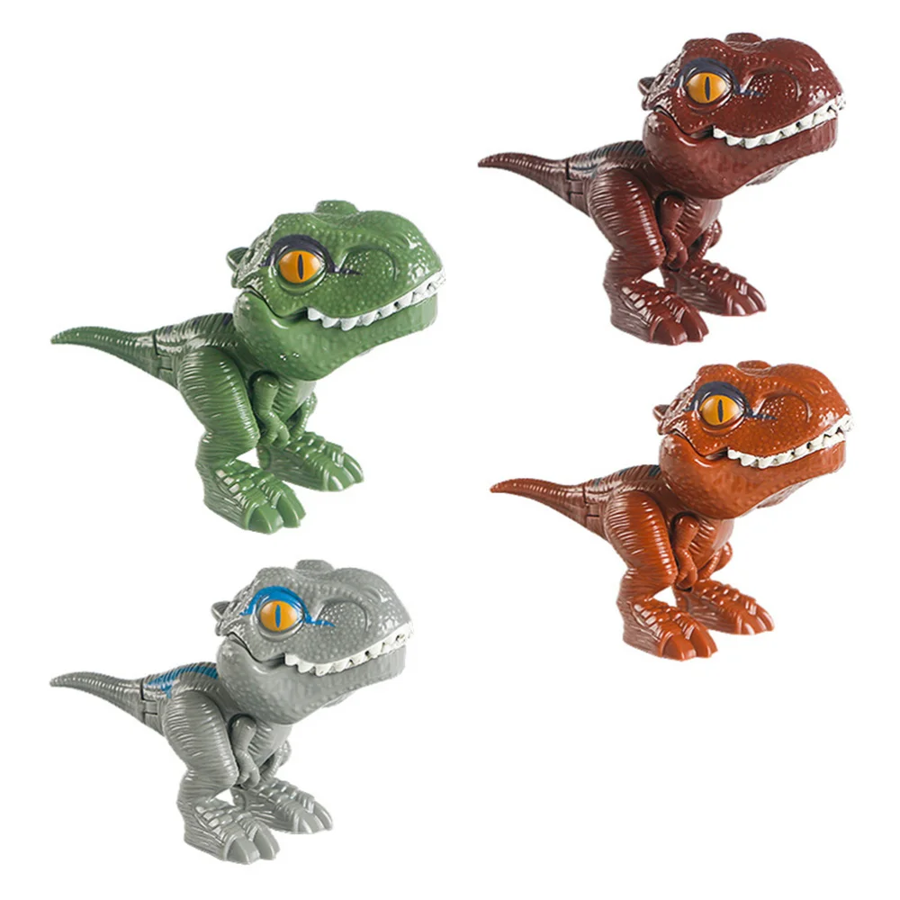 

4Pcs Animal Playthings Realistic Toys Emulation Adornments (Random Color)