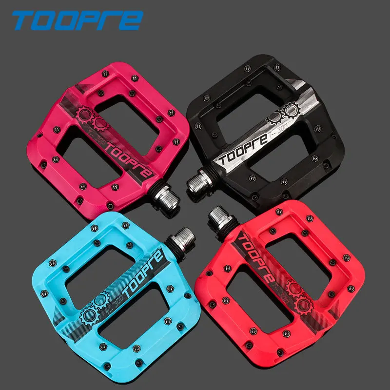 

TOOPRE Bicycle Pedal Super Light Antiskid Nylon fiber MTB Mountain Bike Pedal Increase Anti-skid Accessorie