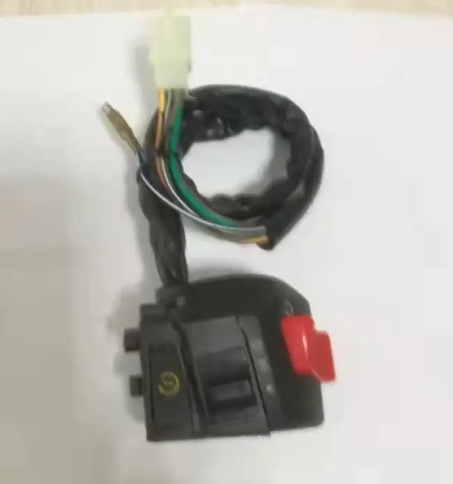 

Motorcycle double flash brake handle switch