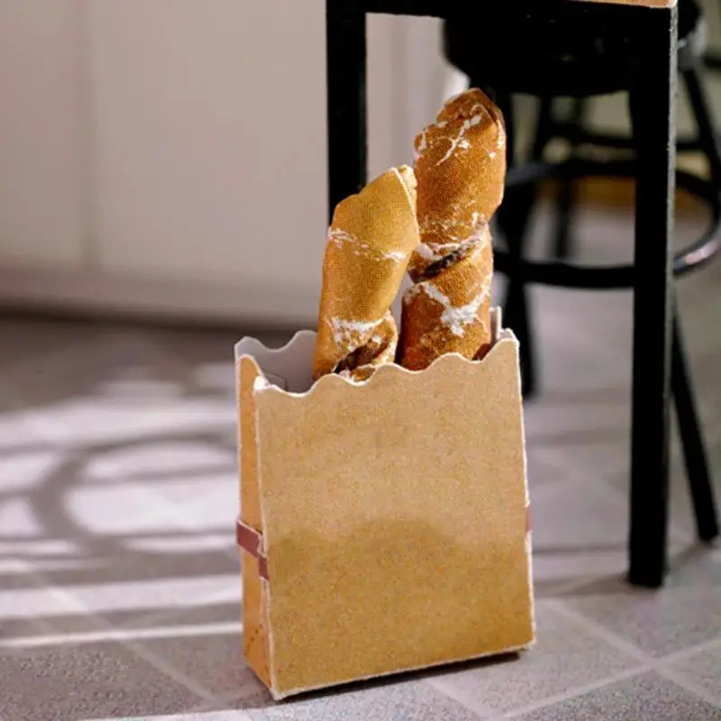 Мультфильм DIY миниатюрный деревянный кукольный домик мебель комплект модель кукольного домика Дети Девочка Монтессори DIY игрушки для детей рождественские подарки