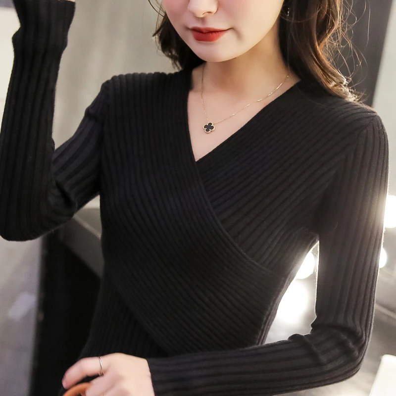 

pullovers brief paragraph cultivate morality sweater long-sleeved top 2020 in the spring and autumn wear new jacket