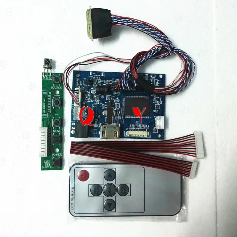 Плата контроллера LCD HDMI AV VGA Аудио пк модуль драйвера DIY Kit 15 6 "дисплей N156B6-L02 1366X768