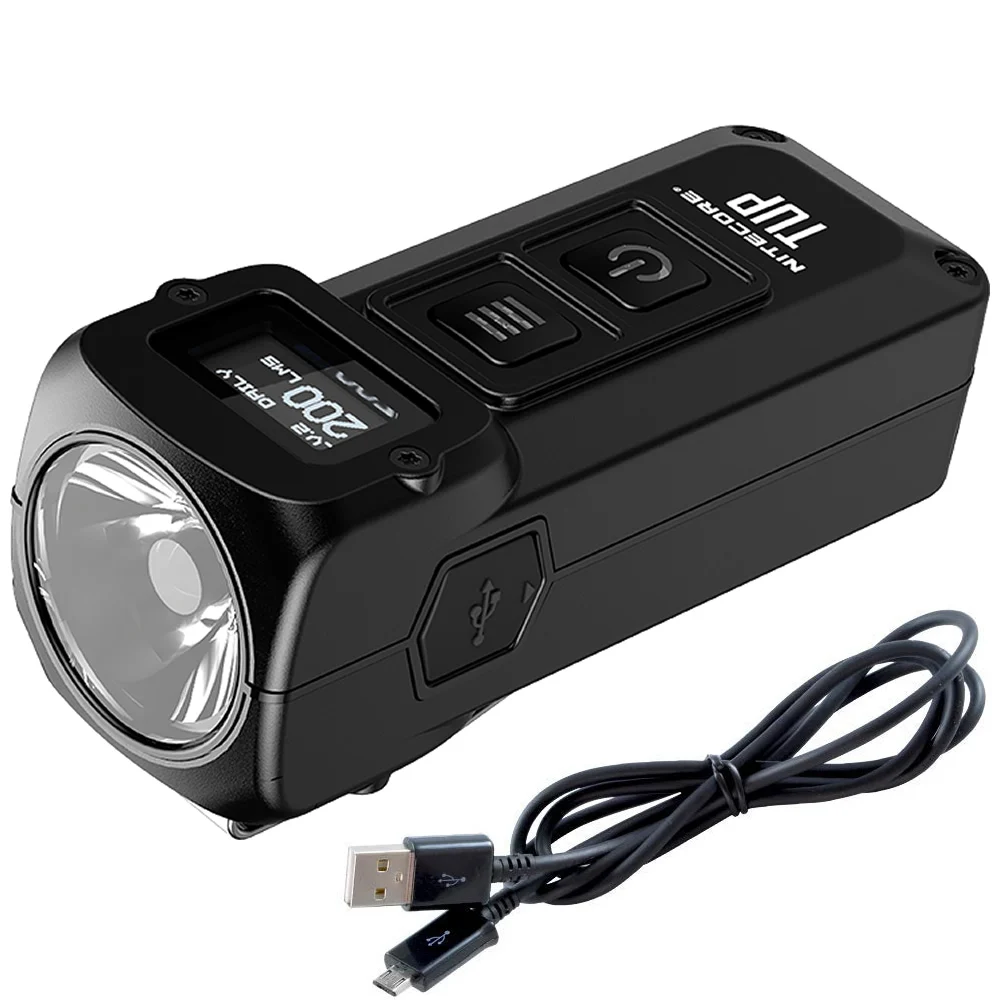 Бесплатная доставка NITECORE TUP с usb кабелем для зарядки 1000 LMs металлический