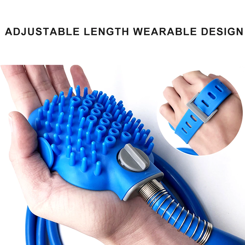 

Pet Shower Sprayer Pet Bathing Tool Pet Shower Hose Portable Dog Sprayer Shower Bath Tub & Outdoor Garden Hose Compatible