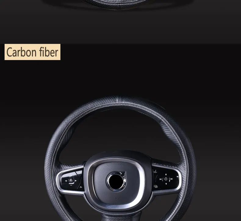 Для volvo- s90 xc90 сшитый вручную чехол на руль XC60 кожаный чехол на руль v90cc