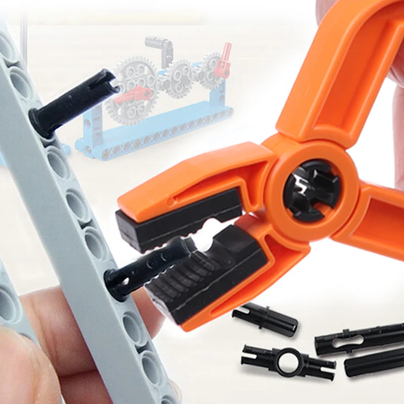 Compatible technic series pin pliers tongs tool parts panel blocks building bricks kids toys sets element kits | Игрушки и хобби