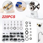 225 шт.коркор. NBR уплотнительное кольцо 18 размеров, уплотнительное кольцо, Комплект прокладок для мастерской, гаража и сантехнических услуг, резиновая модель