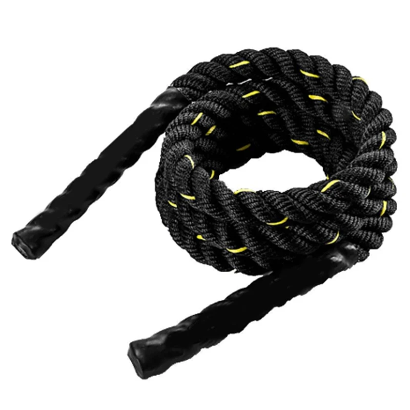 

New Sale Heavy Jump Rope Skipping Rope Weight-Bearing Sports Workout Battle Jumping Ropes for Men Women Total Body Workout Rope