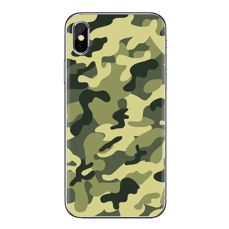 Soft Transparent Cases Covers Army Camo Camouflage For Samsung Galaxy J1 J2 J3 J4 J5 J6 J7 J8 Plus 2018 Prime 2015 2016 2017 |