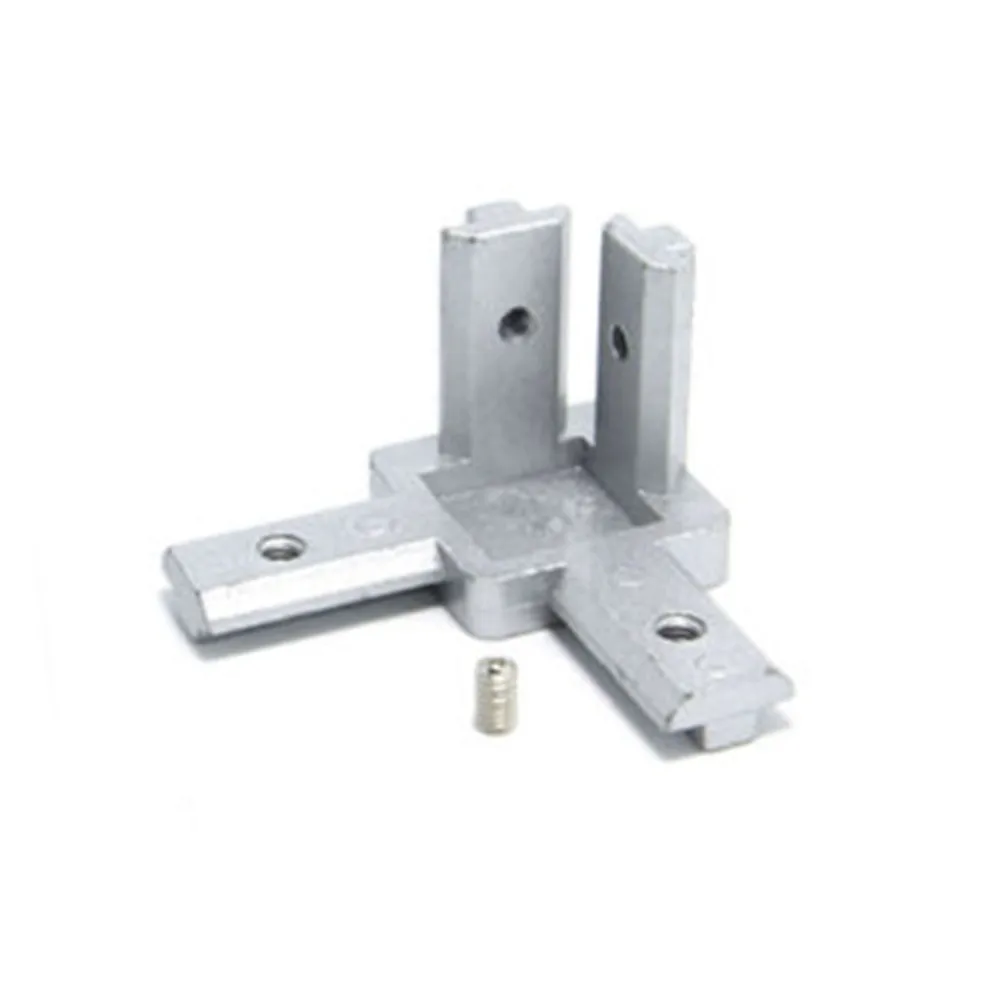 

1PC Inner Angle Connector 3-way 90 Degree Internal Connector Joint Bracket EU Standard For T-slot Aluminum Extrusion Profile