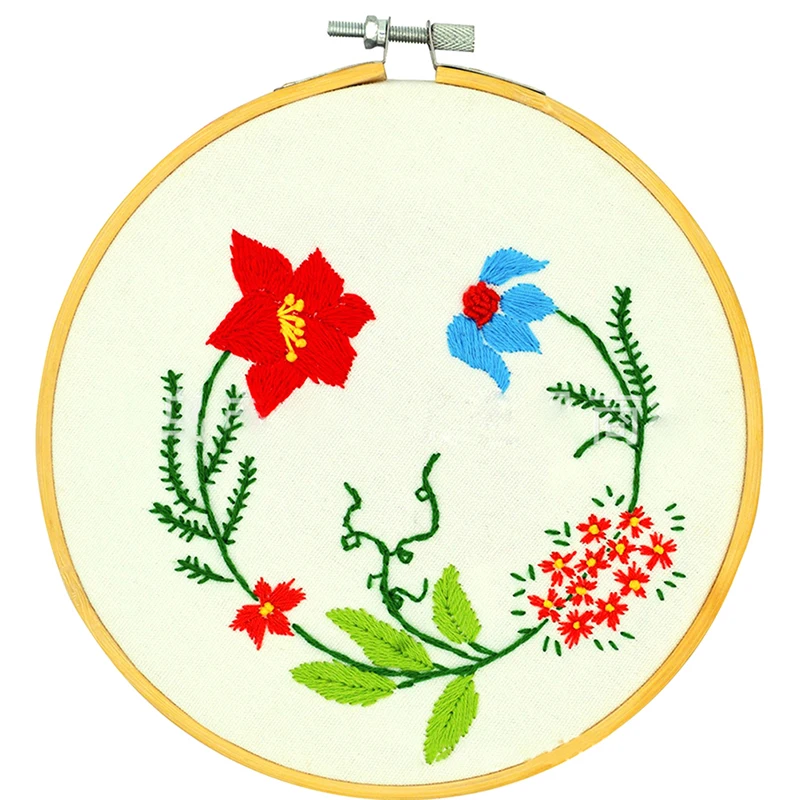 1 шт. 8 см бамбуковая рамка кольцо для вышивки кольца DIY устройство крестом петли