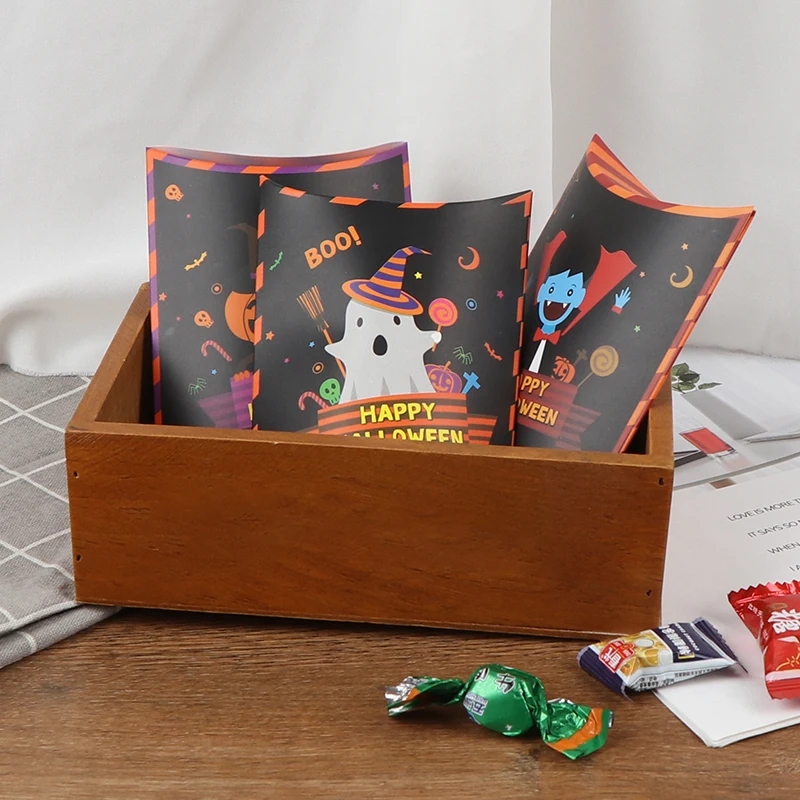 1 шт. забавная коробка с привидением тыквы бумажная Подарочная для Хэллоуина
