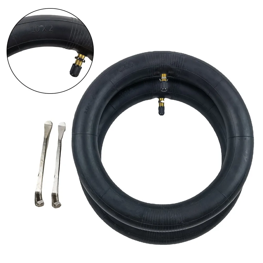 

2Pcs Electric Scooter Inner Tube 10 Inch 10x2.0/2.5 Butyl Rubber Inner Tire With Tyre Lever Durable Electric Scooter Accessories