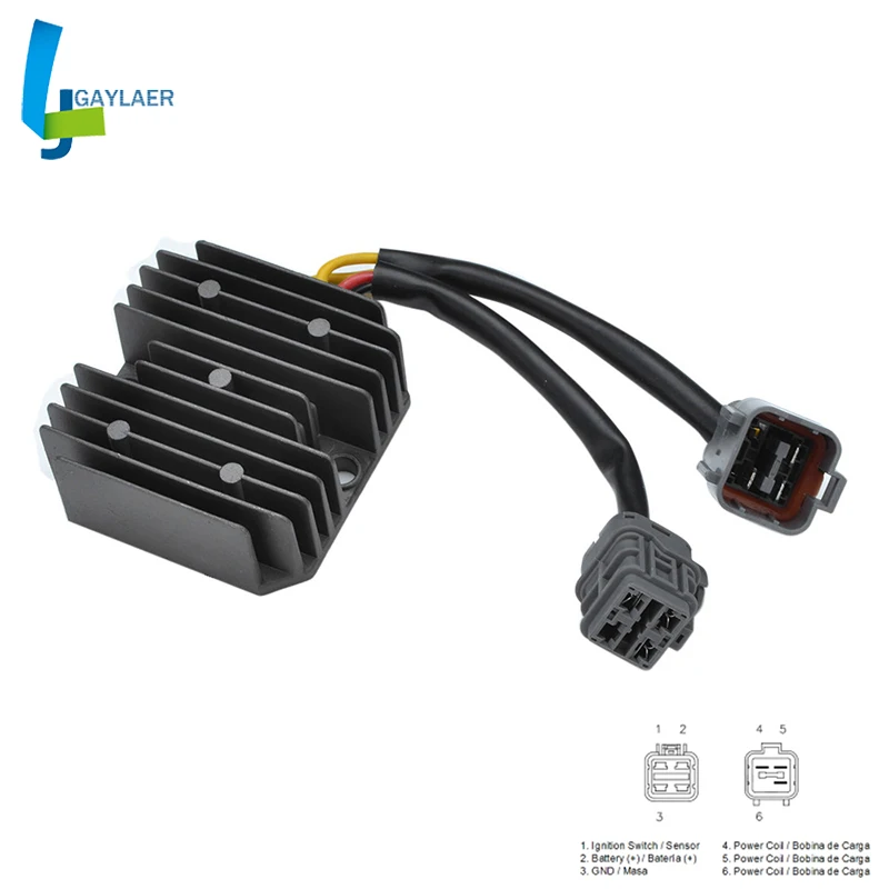 Регулятор напряжения мотоцикла выпрямитель для Kymco MXU 300 250 150 Mongoos e Can-Am DS 2011-2013 |