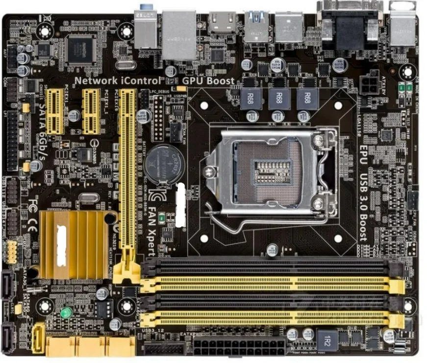Материнская плата для настольного ПК оригинальная B85M-G DDR3 Socket LGA 1150 твердотельная