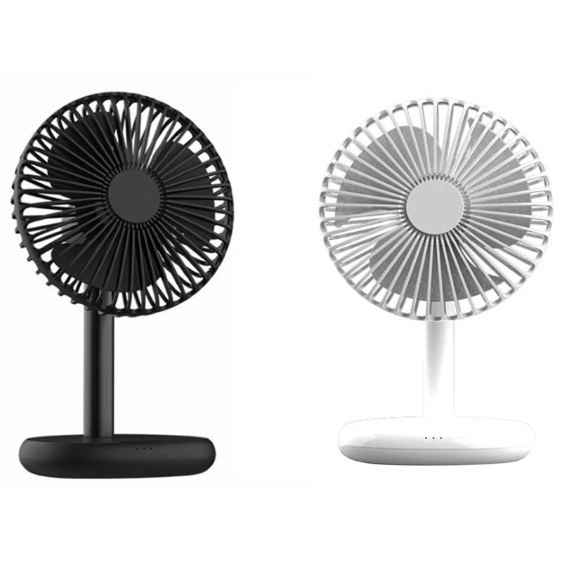 

Rechargeable Fan with Wireless Charger - USB Chargeable Lithium Battery, Adjustable Tilt - Powerful & Portable