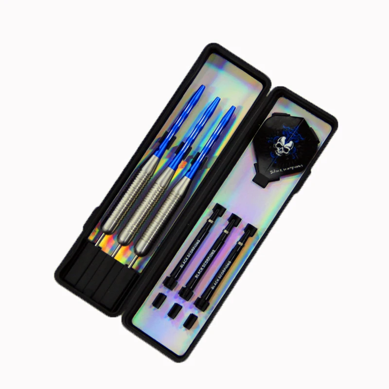 Дротика из нержавеющей стали 28g резной алюминиевый шест Дартс с черепом дротика