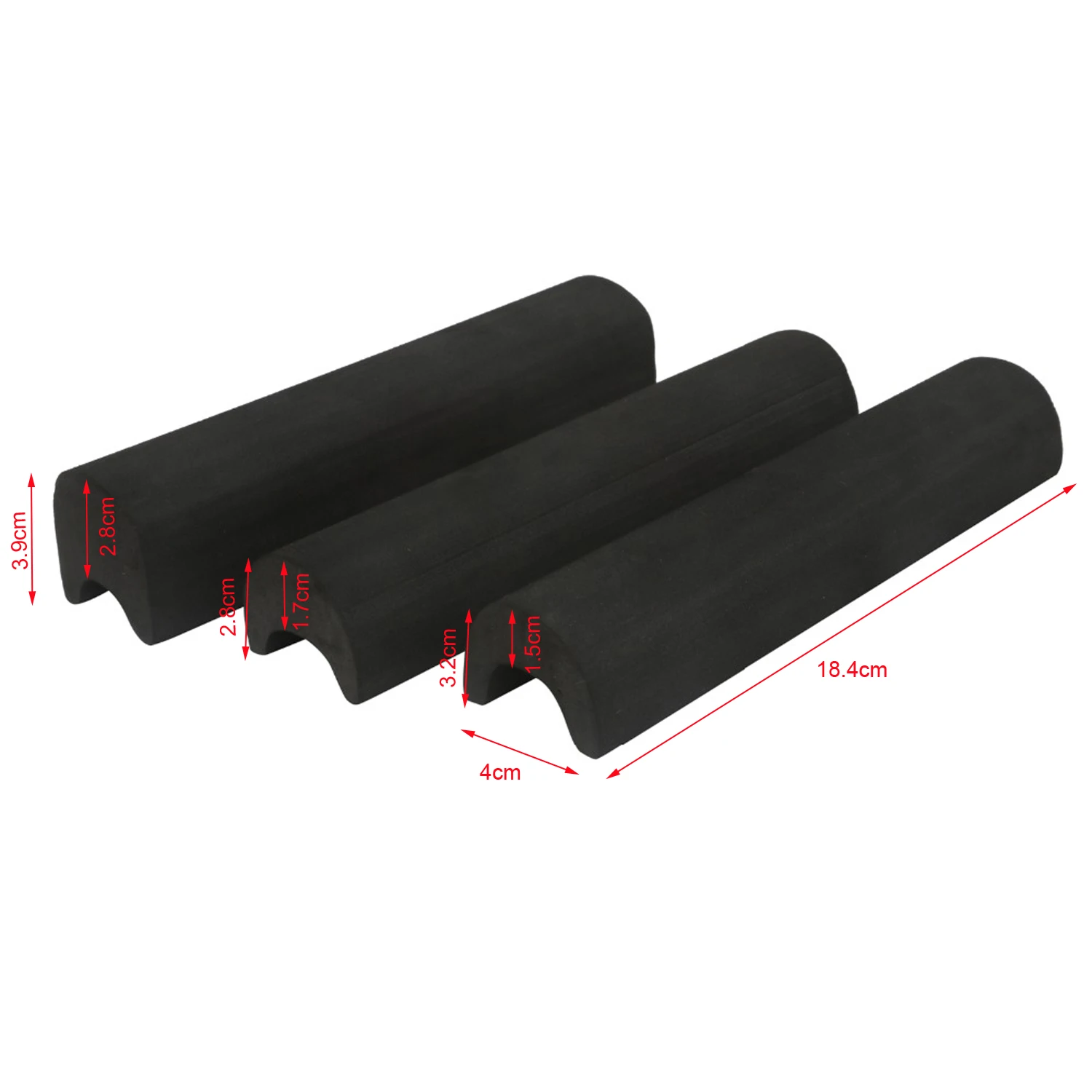 Tourbon Rifle Cheek Rest Pad Shooting Buttstock 3 Adjustable Pads EVA Foam Pack of 3 Pieces Hunting Gun Accessories