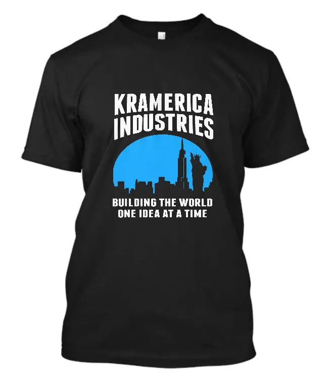 Винтажные футболки новые Kramerica Industries Kramer Seinfeld необычная Мужская футболка с