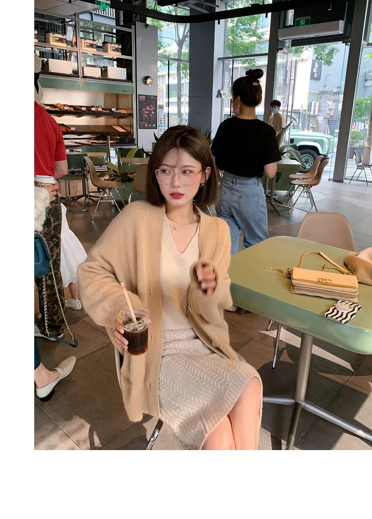 

Женские куртки, универсальные, повседневные и удобные, на весну и осень, тонкое пальто, пуловер с длинным рукавом, кардиган