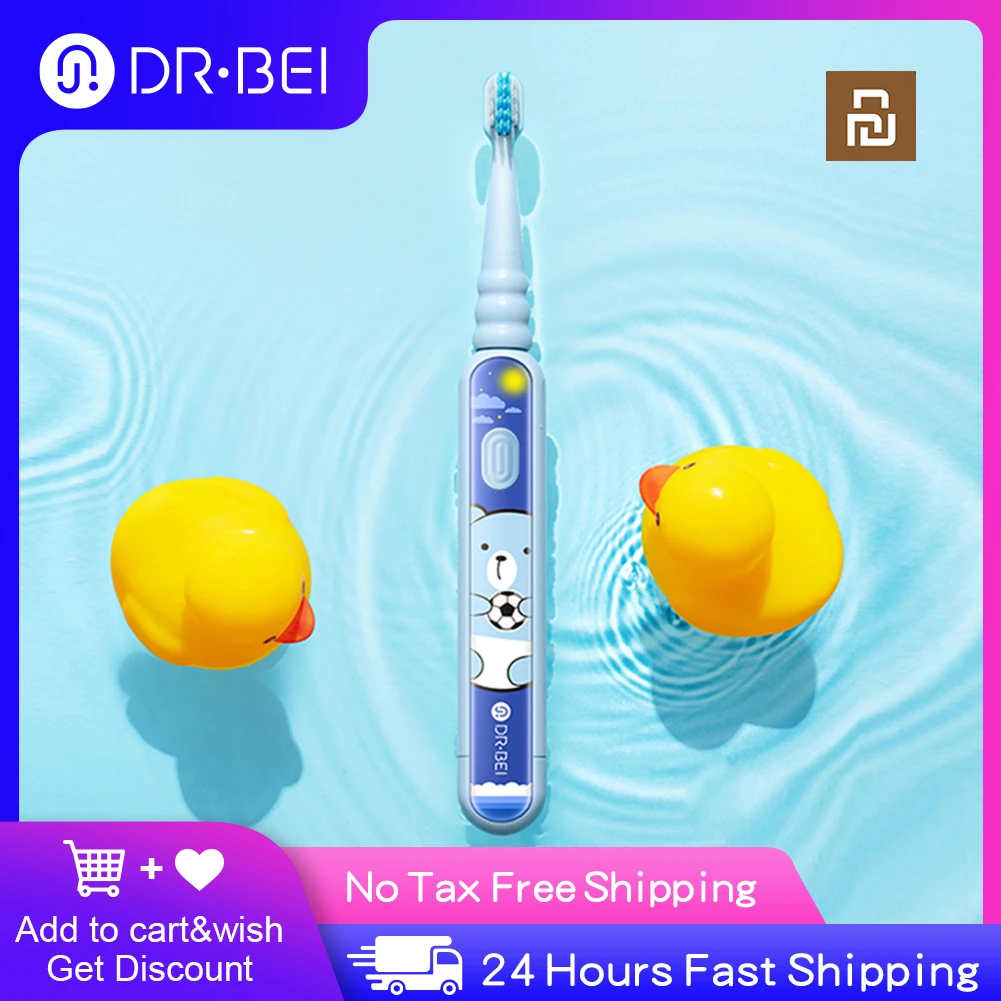 

DR.BEI Sonic Toothbrush Automatic Kids Electric Tooth Brush Soft Waterproof Rechargeable Kid Oral Care Cleaner Smart Speaker K5