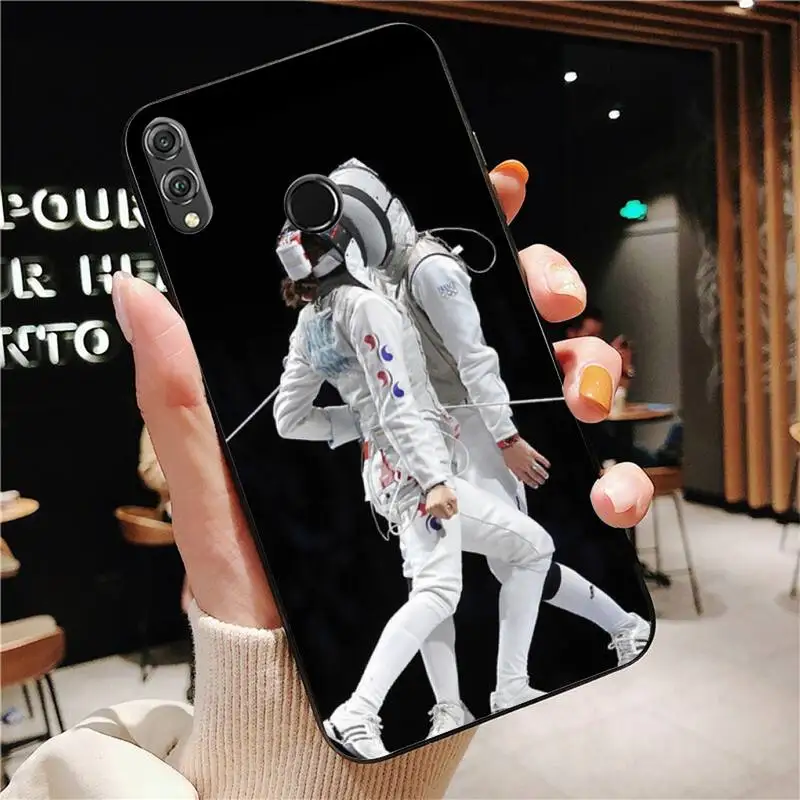 YNDFCNB Sport fencing Phone Case For Huawei Honor 8X 8A 9 10 20 Lite 30Pro 7C 7A 10i 20i images - 6