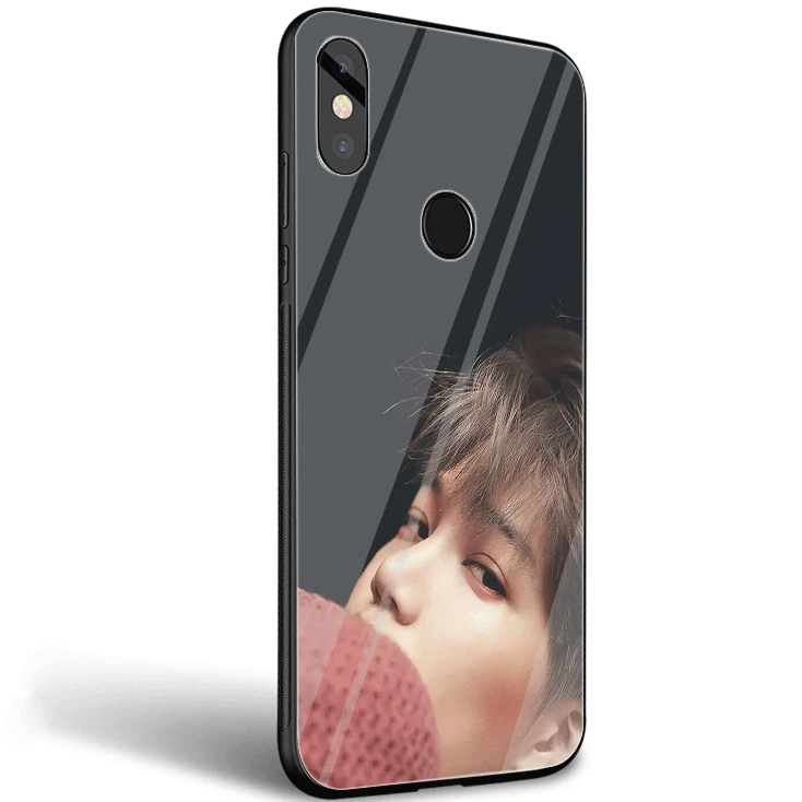 Mobile Phone Case Glass For Xiaomi Mi 8 Lite A1 A2 9 Redmi Note 5 6 7 Pro 6A 4X F1 Cover EXO |