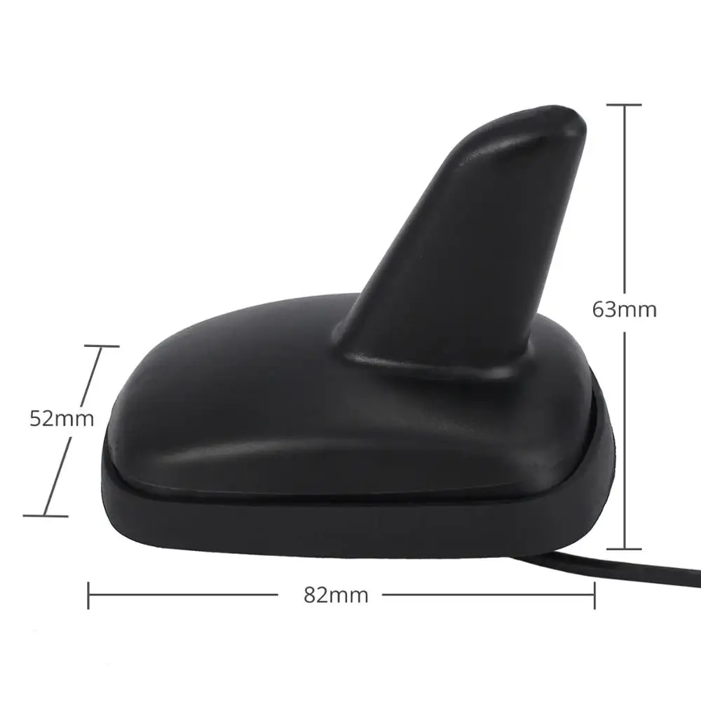 Justech FM/AM Antenne Shark Fin For Skoda Seat Citroen Raku II 2 VW Passt Golf IV 4 Polo Lupo Car Roof Base Signal Aerial | Автомобили и
