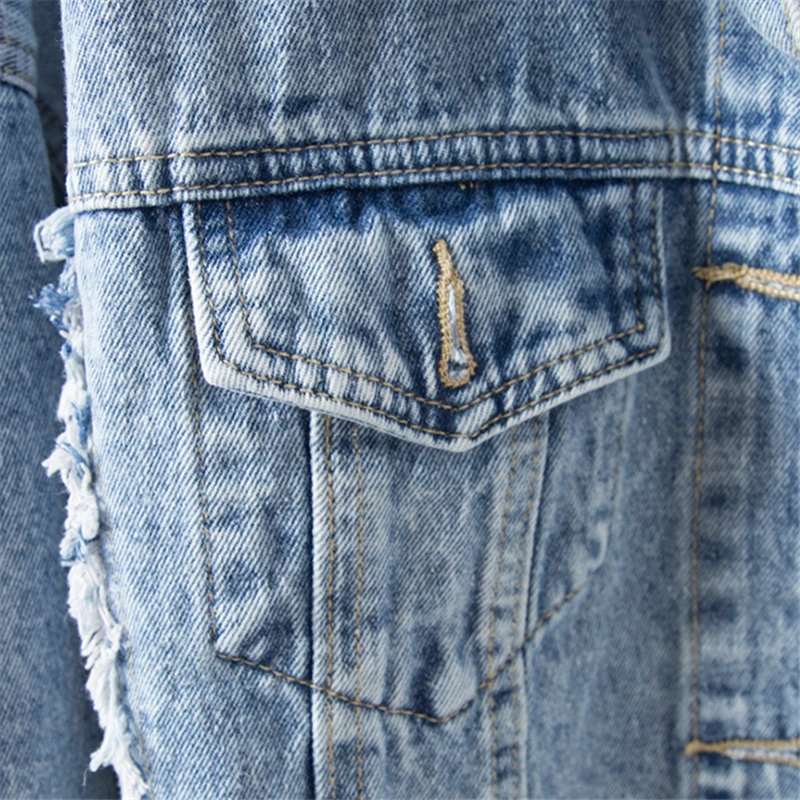 Винтаж бомбардировщик куртка джинсовая Для женщин Классическая верхняя одежда в