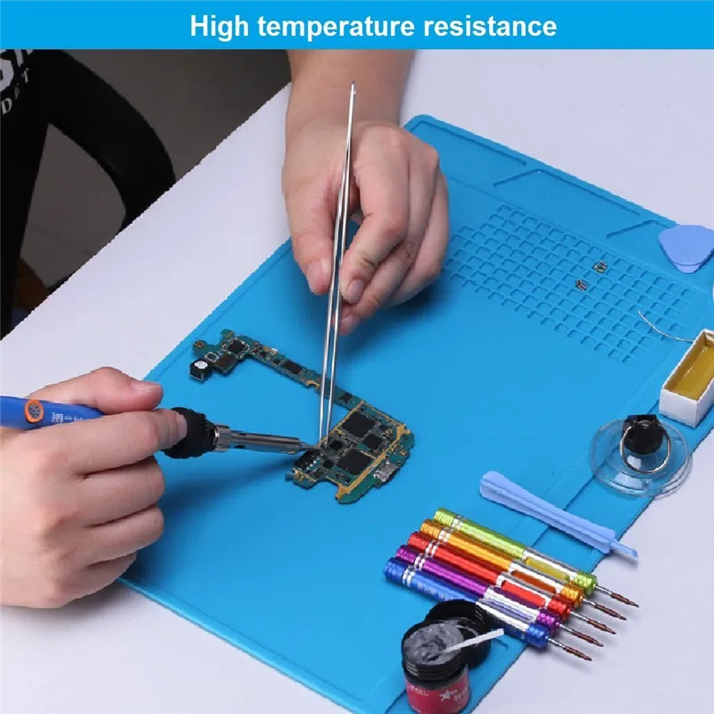 Силиконовый коврик Настольный Рабочий теплоизоляционная платформа для