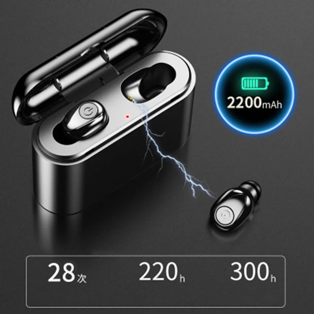 Хорошие 3000mah TWS X8s Беспроводные Bluetooth 5,0 гарнитура IPX7 водонепроницаемые мини наушники Близнецы наушники 5,0 стерео наушники для телефона