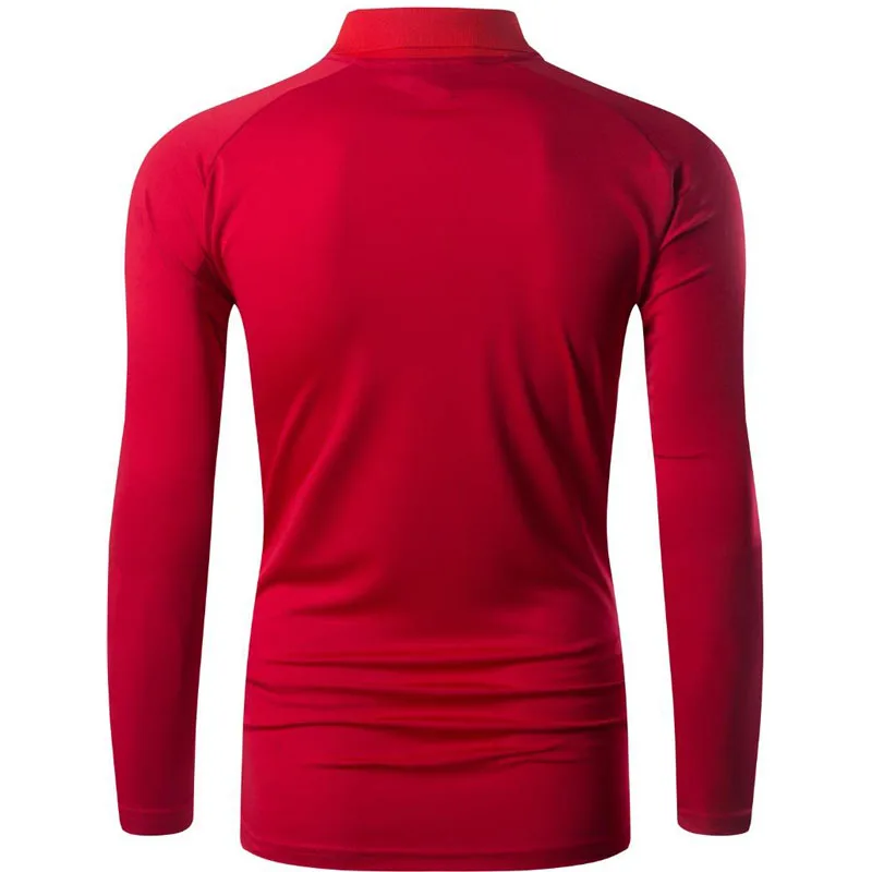 Джинсовая мужская уличная футболка пляжная сухого кроя с длинным рукавом