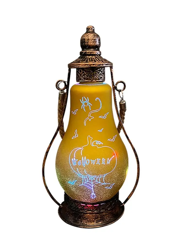 

Halloween LED Lantern Battery Pumpkin Decoration Light Halloween Party Light Up Pumpkin Lantern Home Decoration Party Props